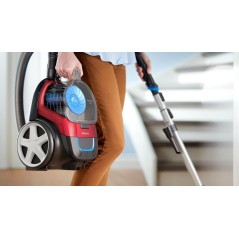 Philips PowerPro Compact FC9330 Vacuum Cleaner - 1.5L Capacity in Sporty Red | Powerful, Lightweight & Efficient Cleaning Soluti